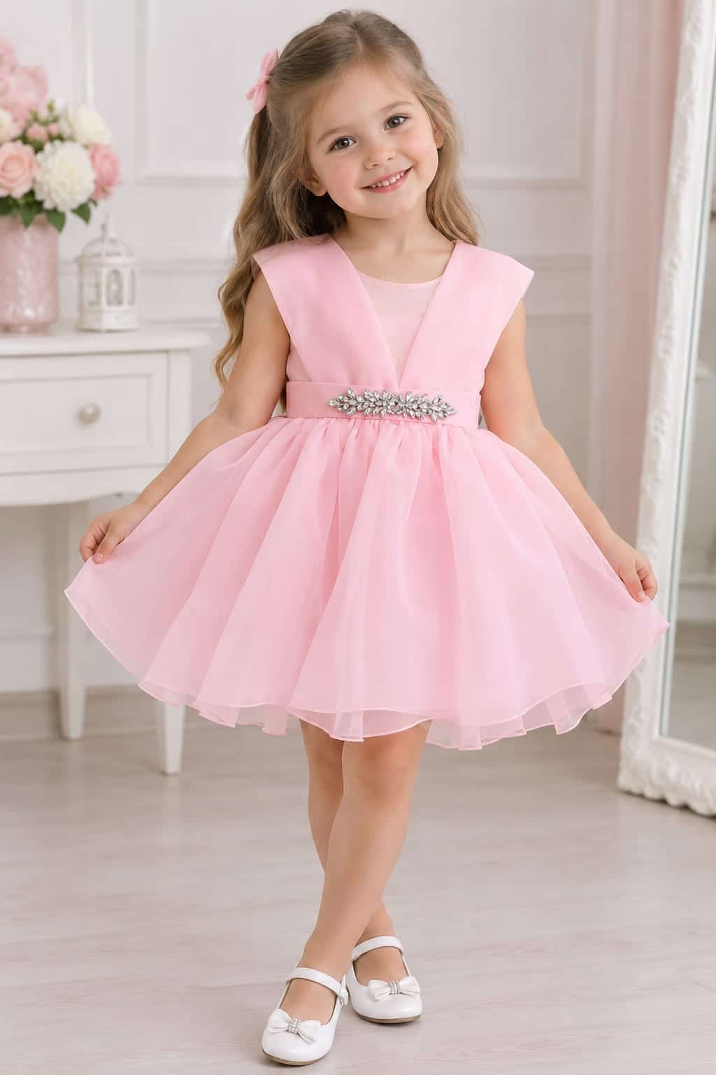Pink Girls Pink Girls – Blush Princess Occasion Dress · Pink wholesale Girls